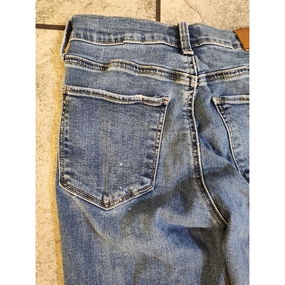 Lucky Brand Brooke Legging Jeans Womens 2 26 Ankle Distressed Blue Stretch Denim - Picture 7 of 15